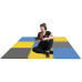 Мат-пазл  Hop-Sport HS-A010PM EVA 1cm 9 частей gray-blue-yellow - фото №3
